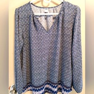 Old navy women's long sleeve dress shirt